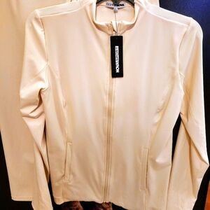 Yoga Slim Fit, DRI-FIT athletic jacket and yoga pants set, size 1X